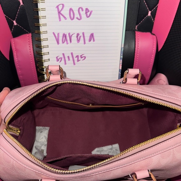 Coach Powder Pink Large Rowan - Picture 7 of 8